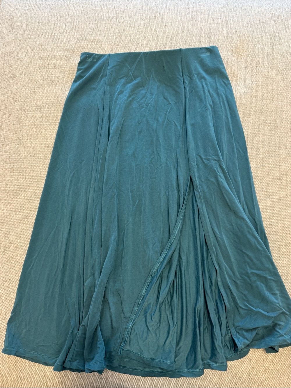Aritzia Wilfred Rich Teal Midi Skirt Size XS